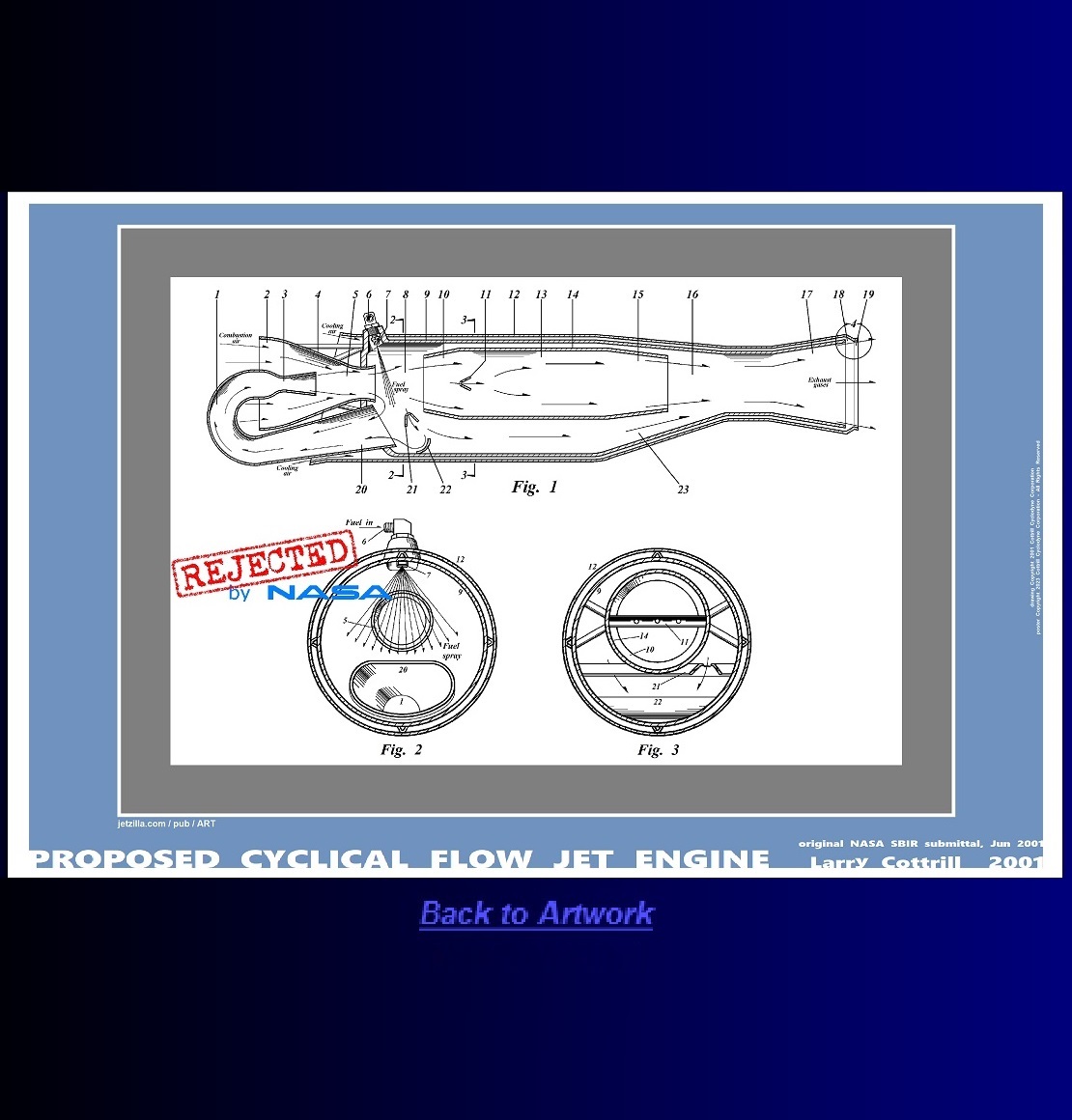Landscape poster: Rejected by NASA by Larry Cottrill